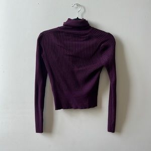 Royal purple Zara turtleneck sweater